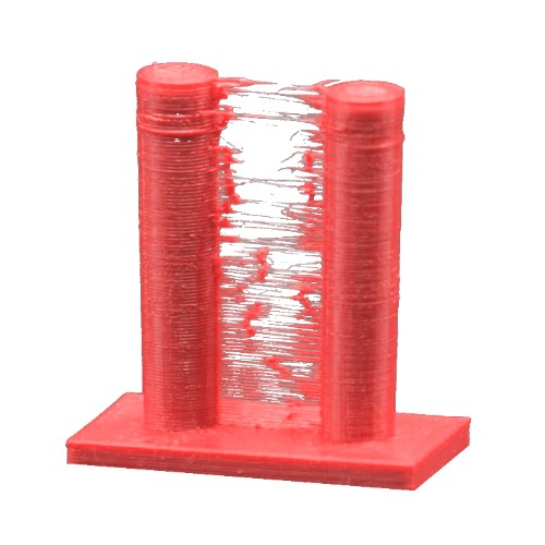 Fehlerbild: Stringing / Fäden ziehen